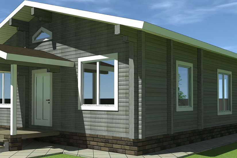 Дом-брус-1этаж-9000х10500-АР Дом-брус-1этаж-9000х10500-АР