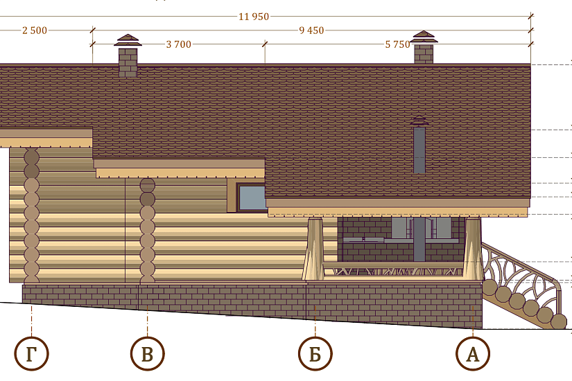 Баня-бревно300_320мм-10960х10000-1эт-АР