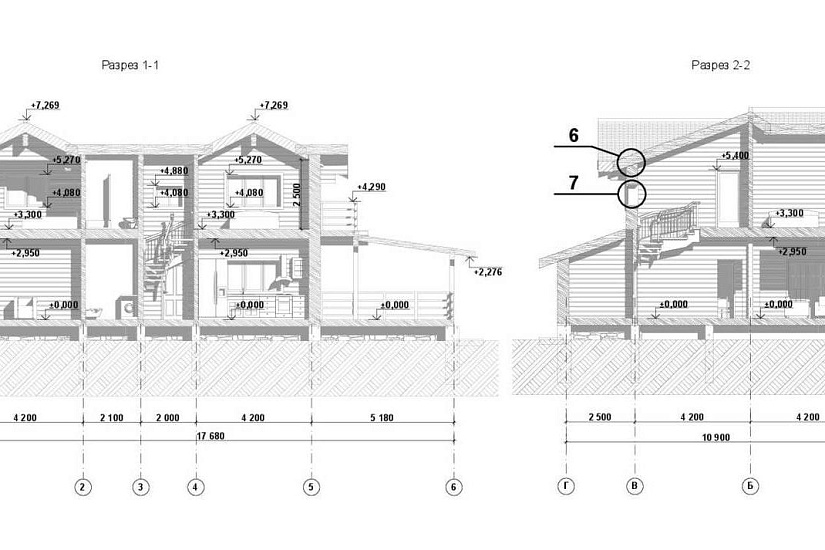Индивидуальный жилой дом из клееного профилированного бруса Индивидуальный жилой дом из клееного профилированного бруса