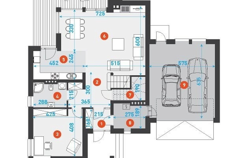Проект дома из сип панелей Респектабельный