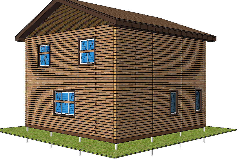 Дом-брус-2этажа-8810х8810-АР-КР Дом-брус-2этажа-8810х8810-АР-КР