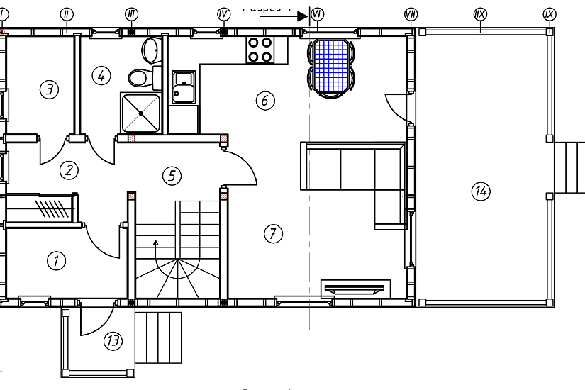 Дом-каркас150мм-8850х6000мм-1,5эт-КР Дом-каркас150мм-8850х6000мм-1,5эт-КР