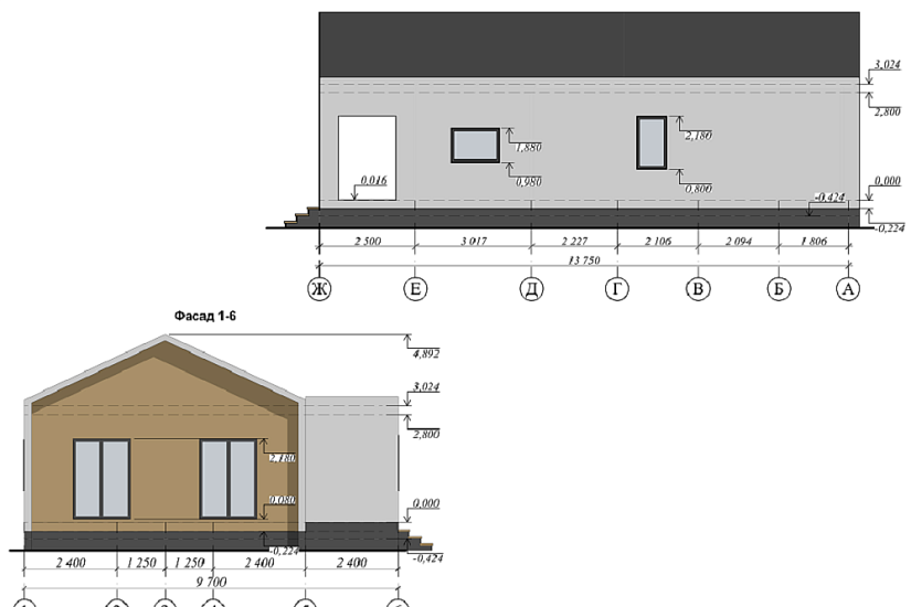 Дом-каркасно-щитовой-1этаж-9700х13750-ЭП