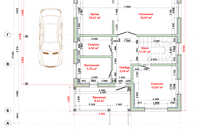 Дом-каркасный-2этажа-8401х10565-ЭП