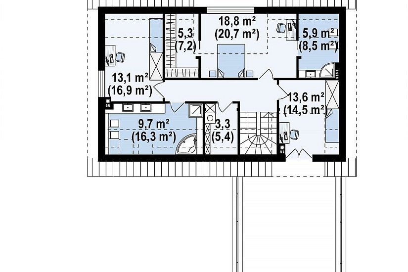 ДОМ ИЗ ГАЗОБЕТОНА ГД-210