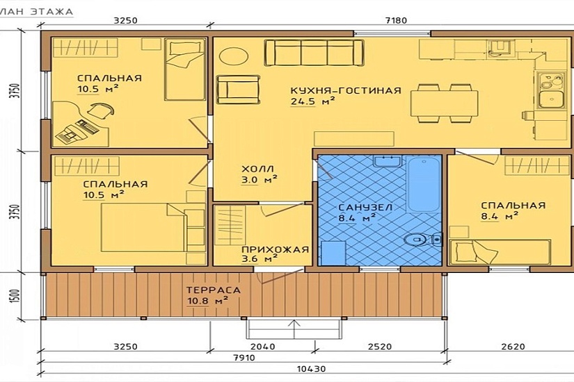 Дом ГБ 173 кв.м