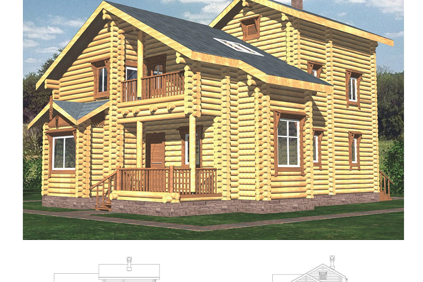 Жилой коттедж №15