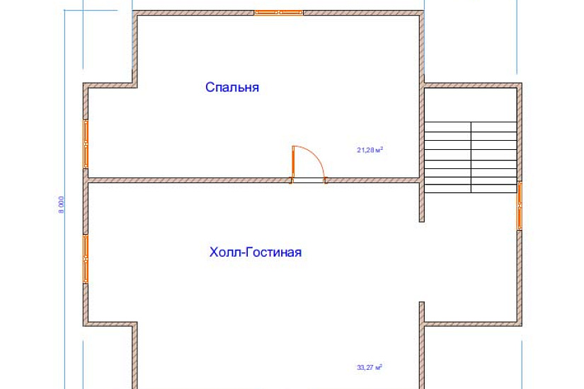 Дом из бруса №29