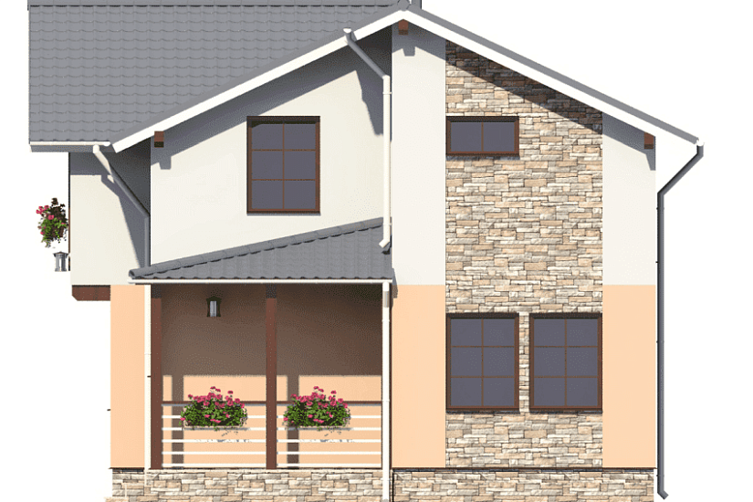 Дом-каркас150мм-9600х8600мм-2эт-АР