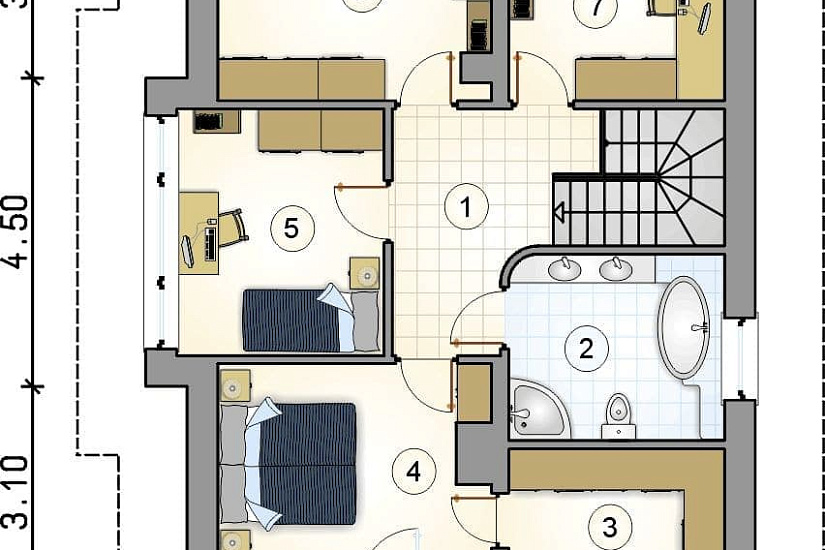 Проект дома из блоков Монахов пруд Проект дома из блоков Монахов пруд