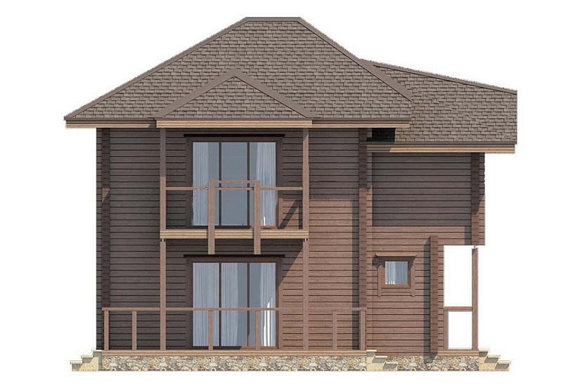 Дом из клееного бруса КБ-162