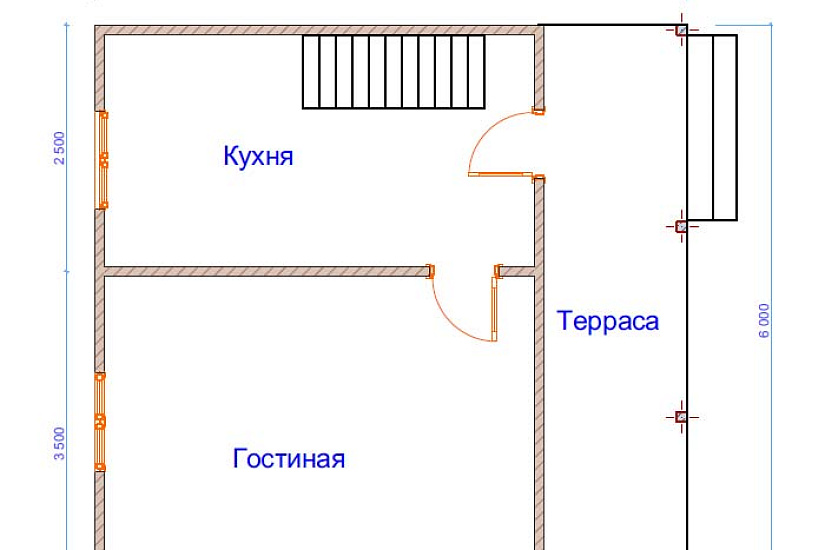 Дом из бруса №10