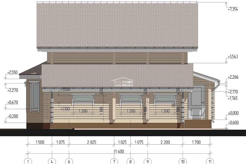 Жилой дом с эркером 2287 Жилой дом с эркером 2287