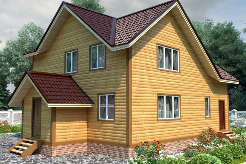 ДОМ ИЗ БРУСА ДБр-200