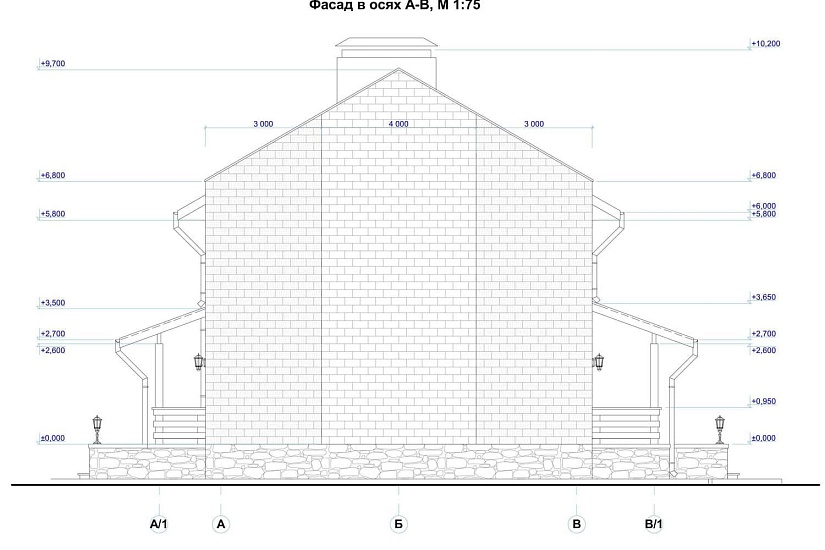 Дом-блочный-7400х12800-2эт-АР