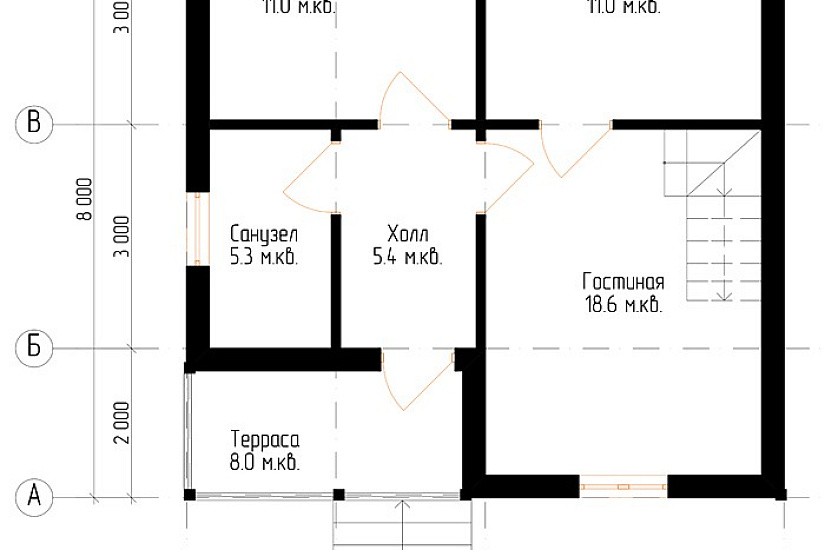 Брусовой дом №15