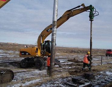 Винтовые сваи нашли применение в сфере железнодорожного транспорта