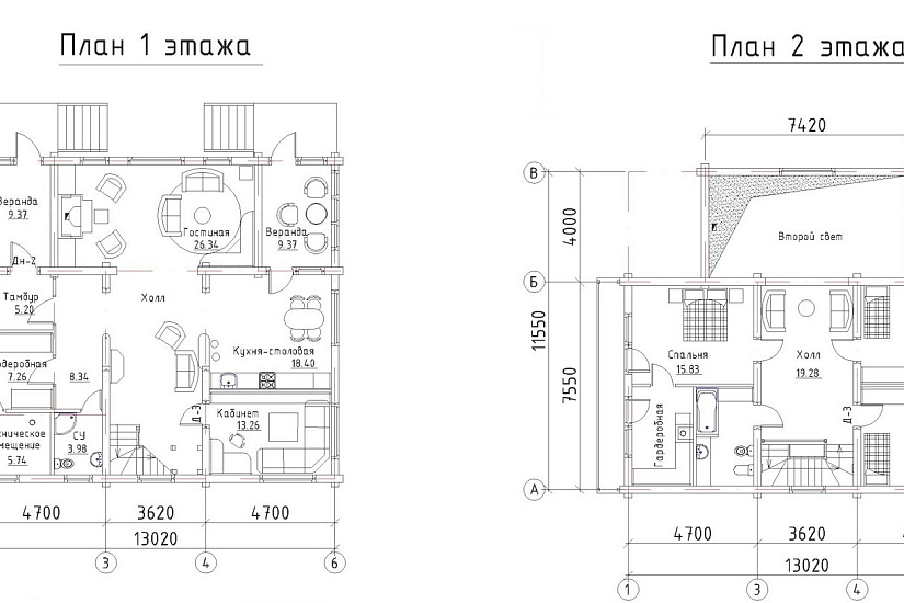 Жилой коттедж №22