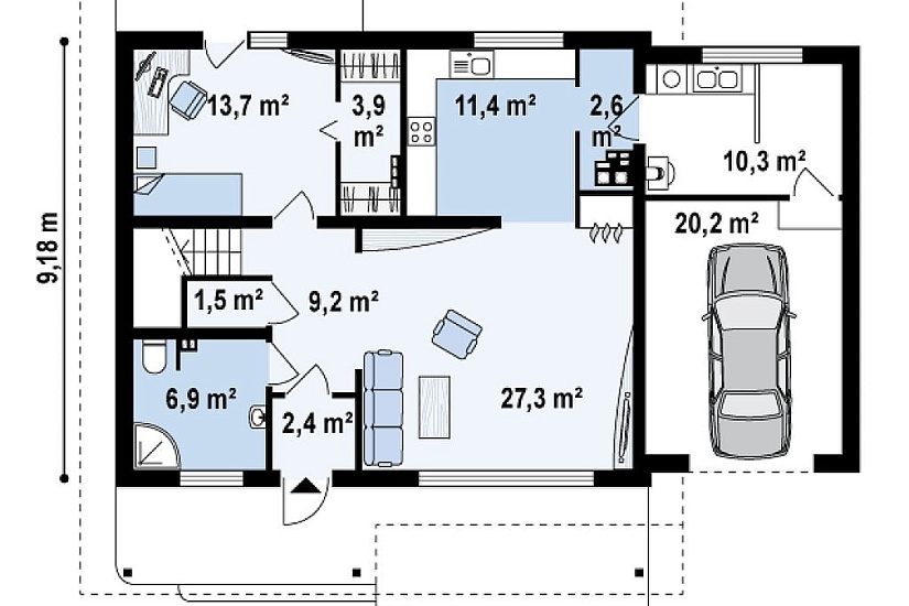 Проект дома K36