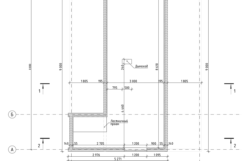Дом-каркас150мм-с-мансардой-8800х6800-ЭП