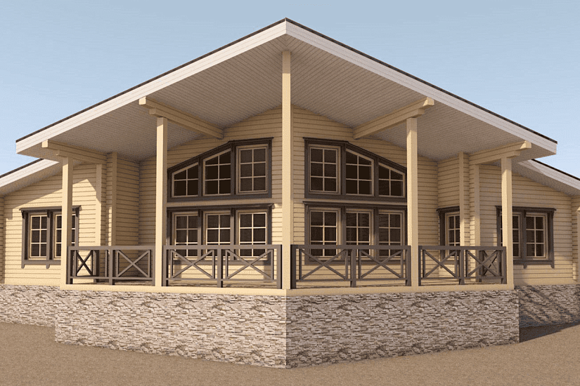 Дом-брус145х190мм-14000х11650мм-1эт-АР-КР