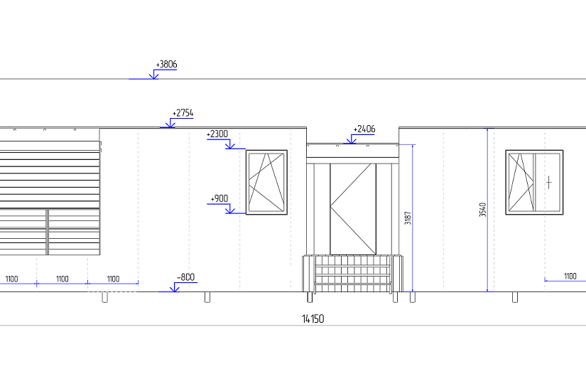 Дом-SIP-панели-1этаж-10500х14150-КР-КД Дом-SIP-панели-1этаж-10500х14150-КР-КД