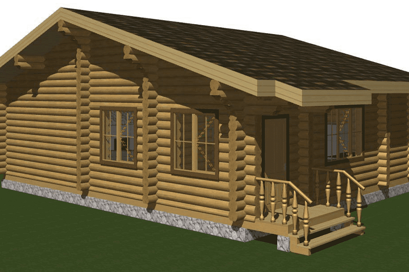 Дом-бревно260мм-11000х8500мм-1эт-АР