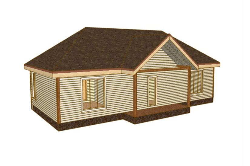 Дом-брус-1этаж-8000х17000-АР-АС