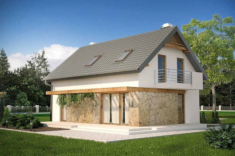 Каркасный дом КД-120