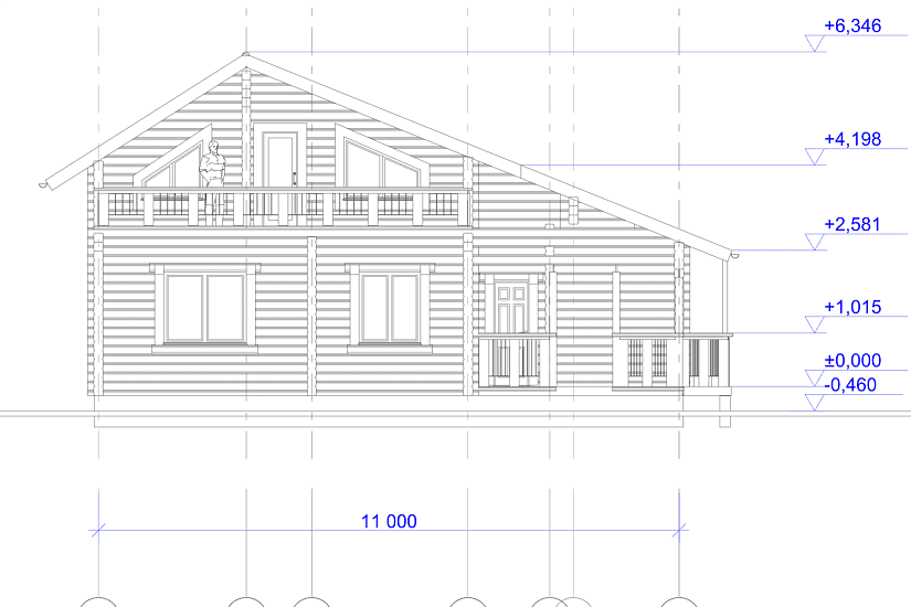 Дом-брус150х150мм-11000х7000мм-1,5эт-АР
