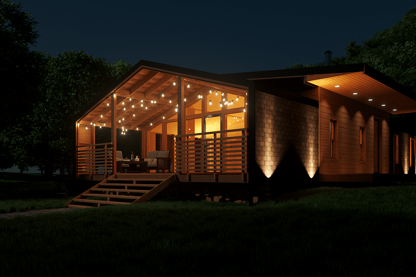 Дом-каркас200мм-10785х16500мм-1эт-АР