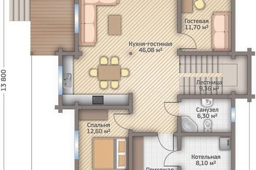 Дом ПБ 246 кв.м.