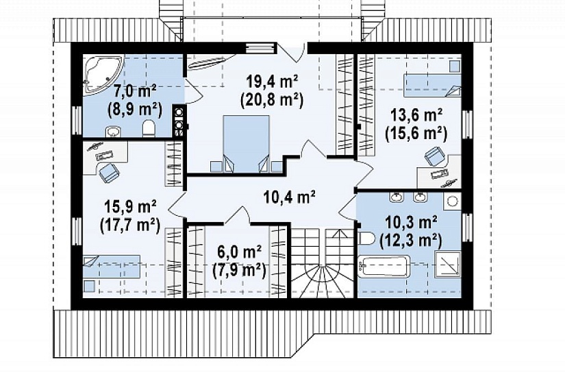 ДОМ ИЗ ГАЗОБЕТОНА ГД-184