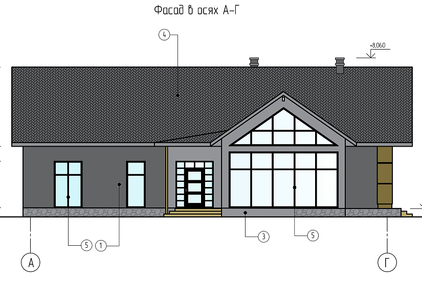 Дом-газоблок400мм-19150х13960мм-АР