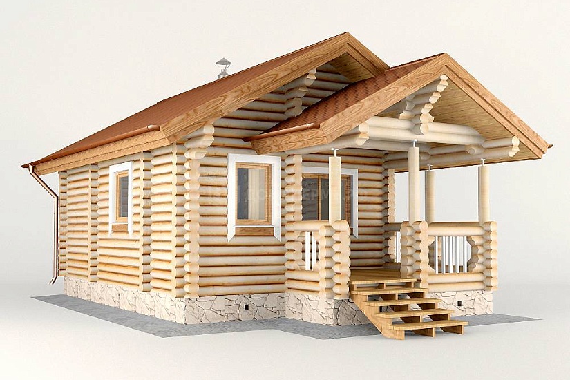 БАНЯ ИЗ БРЕВНА Б-43