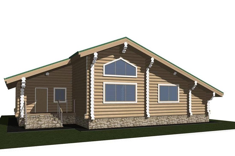 Дом из бревна