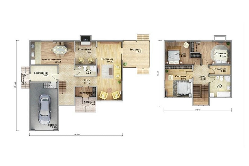 Каркасный дом КД-201