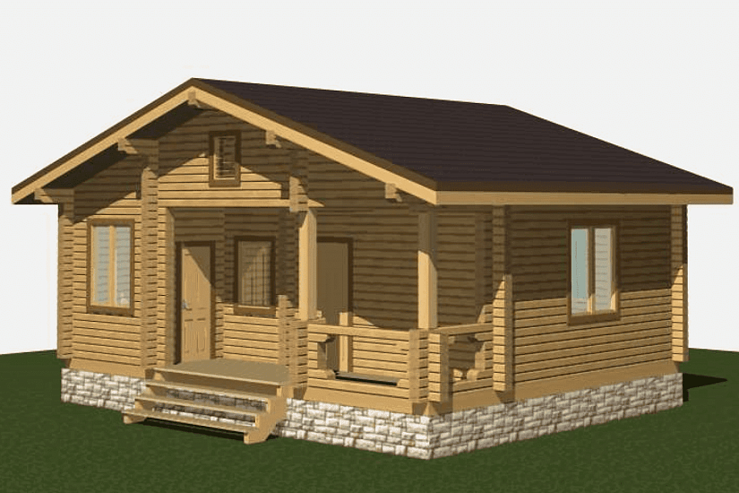 Баня-брус190х140мм-8400х6700м-1этаж-АР