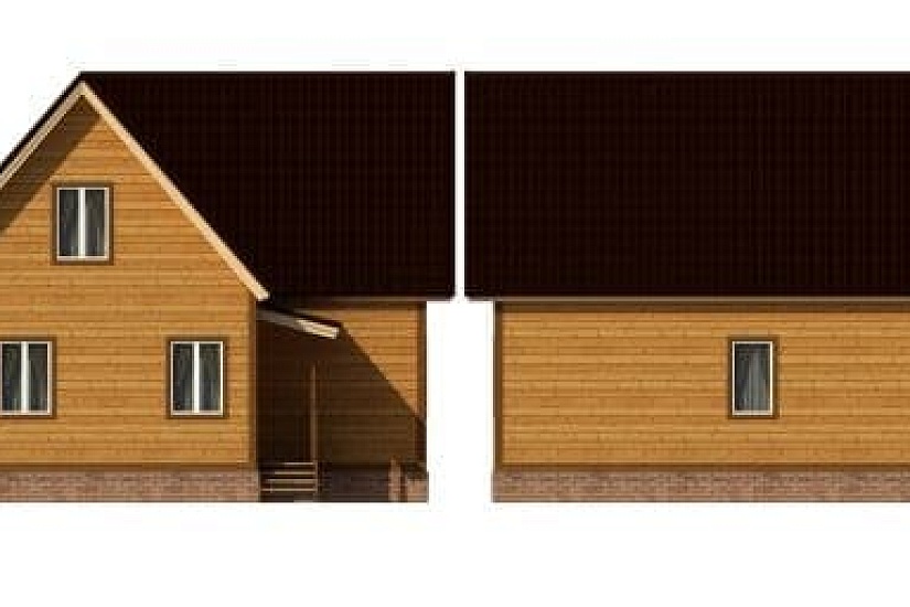 ДОМ ИЗ БРУСА ДБр-130б