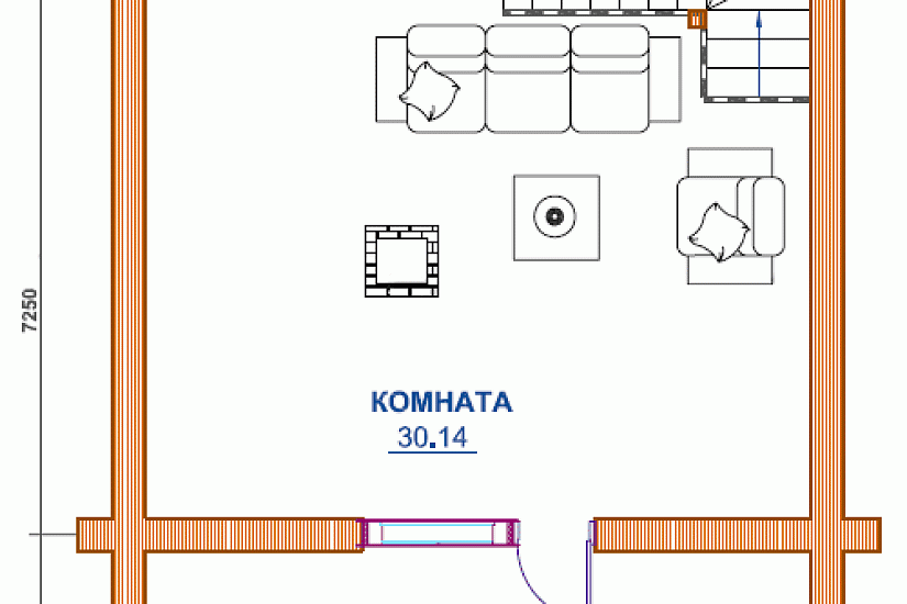 Баня ОЦ - 87 кв.м