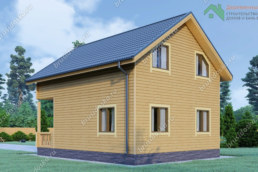 Дом из профилированного бруса 7х9