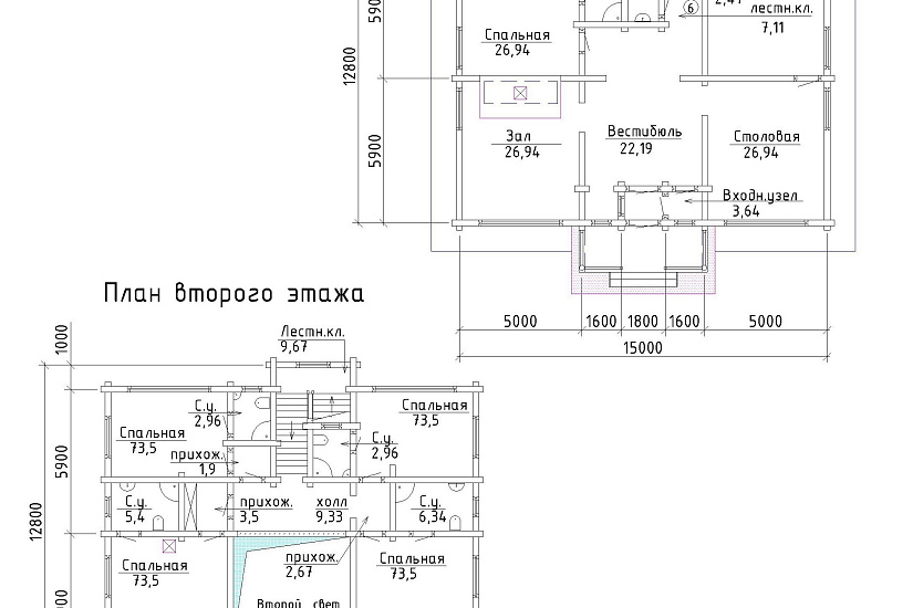 Жилой коттедж №7