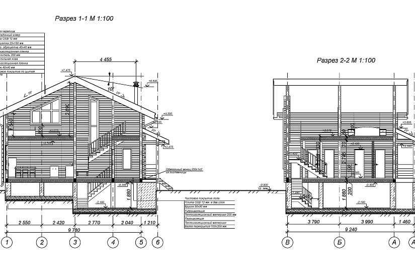 Проект дома из бруса №825 Проект дома из бруса №825
