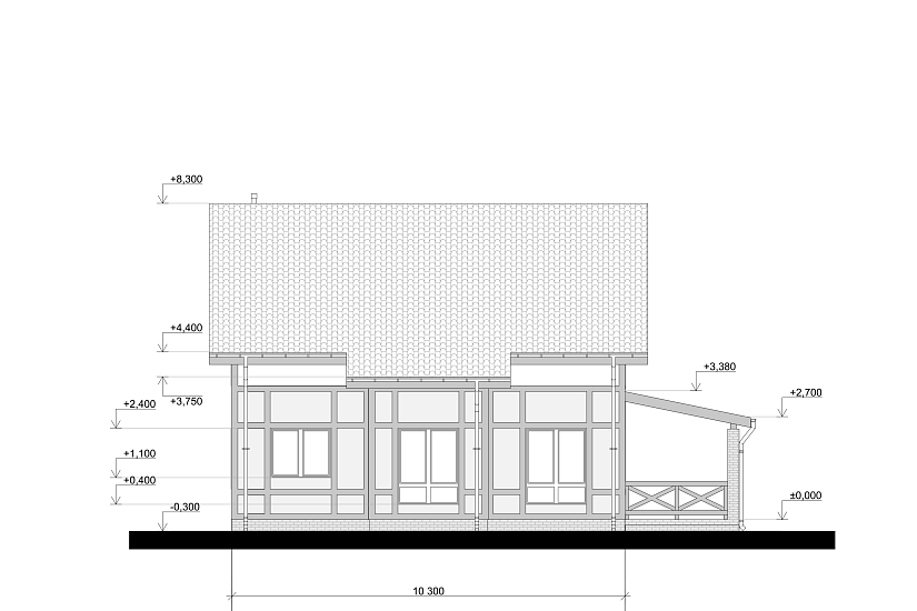 Дом-каркасник200мм-1,5эт-10300х10900-ЭП