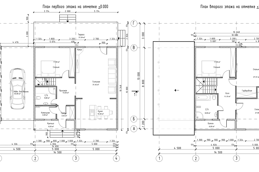 Дом 13х14,5-1,5эт- СИП-АР