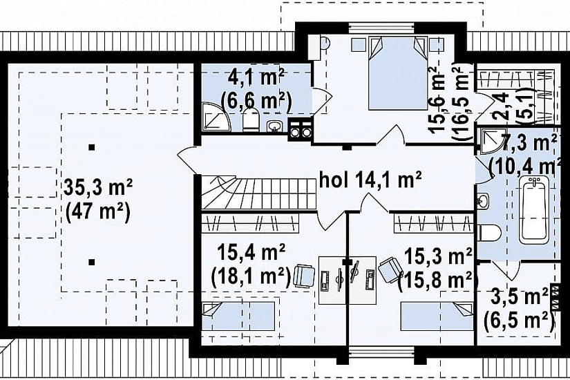 ДОМ ИЗ ГАЗОБЕТОНА ГД-248