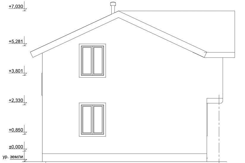 Дом-каркас150мм-9600х8600мм-2эт-АР