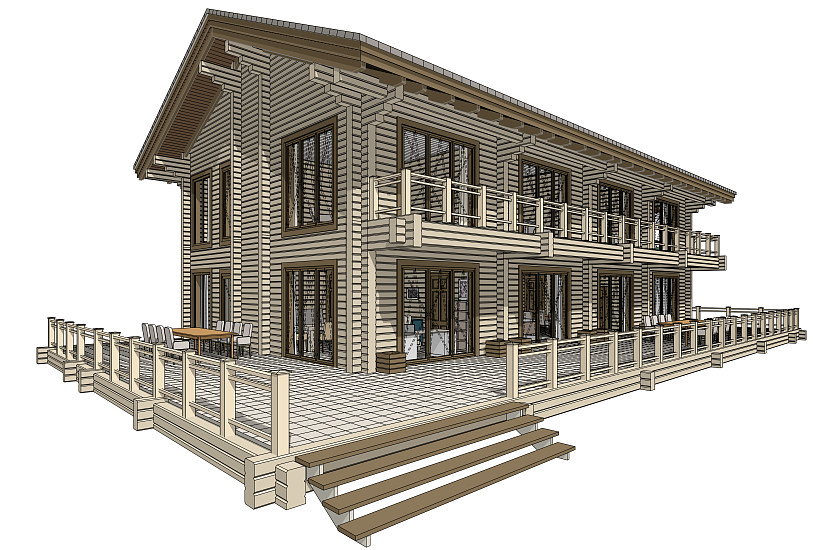 Дом-клеёный-брус-20400х11200мм-АР