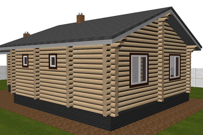 Баня-бревно260мм-13300х8000мм-1эт-АР Баня-бревно260мм-13300х8000мм-1эт-АР