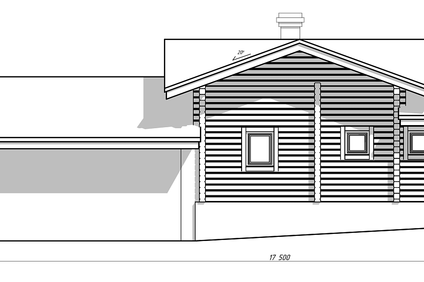Баня_гараж-брус 170х170мм-17500х8600м-1эт.-АР-КР